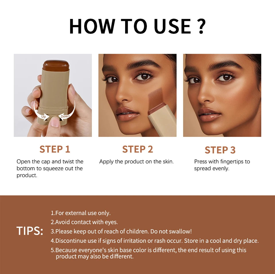 Serum Foundation Stick - High Coverage & Waterproof